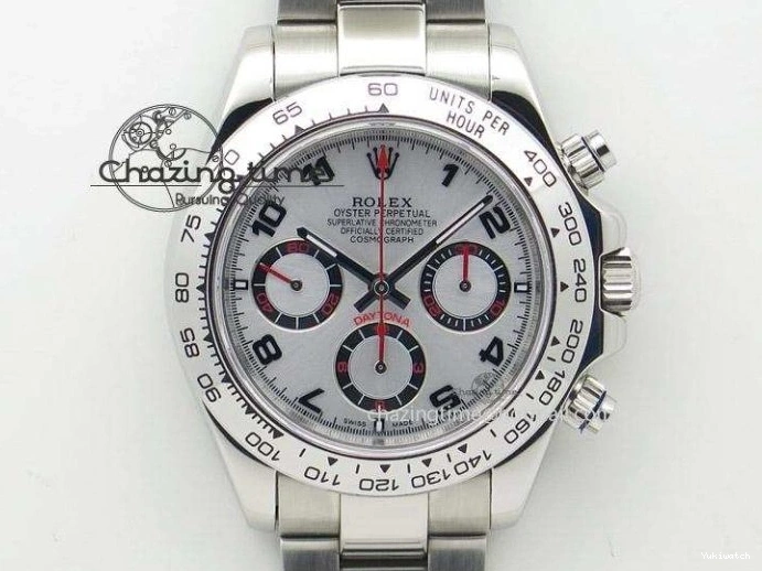 Steel 116515 Best RG Oysterflex A7750 904L Dial Edition Daytona Strap 1:1 on TWF Brown Roman 0419